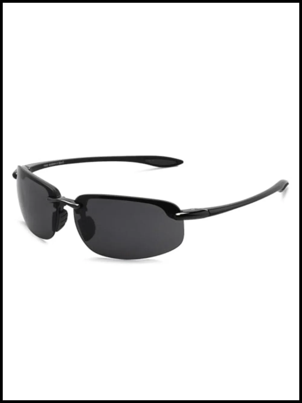 TR90 Rimless Sports Sunglasses - Lightweight UV Protection for Running Fishing